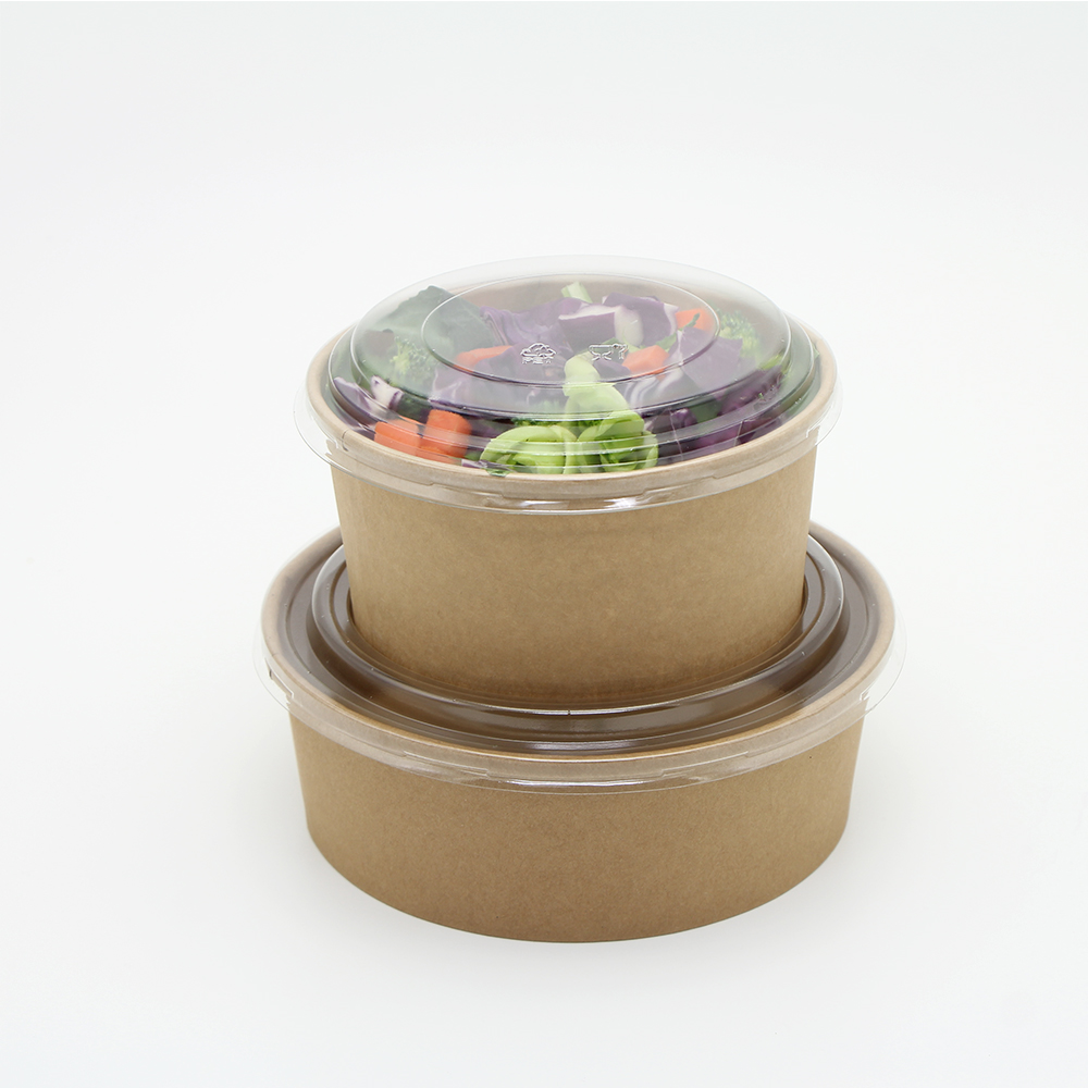 JHH500B Paper Bowl PE Brown Kraft 500 ML Prodelpak