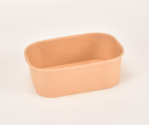 Rectangular Paper Bowl - White & Kraft (580ml - 1000ml)