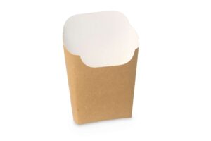 FRY AUTO, Open fry box , S,M, white, Brown, S 8.7x2.8x19