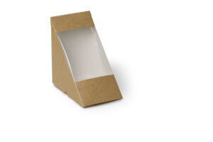 CLUB BOX NEW Paper Brown White 17x12x7.5