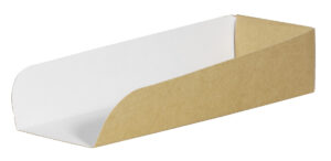 HOTDOG HOLDER Paper Holder White, Kraft