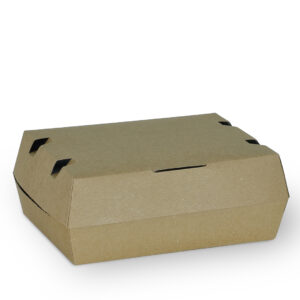 BURGER COMBO CLAM Paper Box White, Kraft 18.5x13.5x8