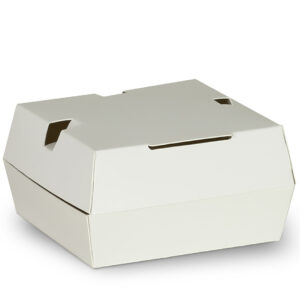 BURGER CLAM Paper Box White, Kraft 12x10.5x6.5