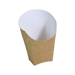 FRY CUP Paper Kraft, White