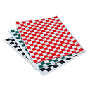 White Wrapping Paper Checker 28x38 cm