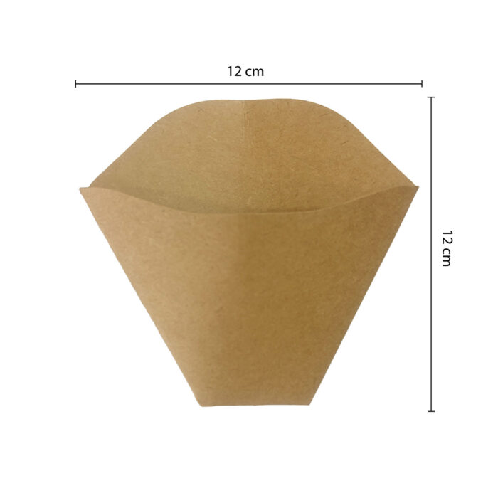 3356-3__Crepe Holder Box with Lamination Inside – Kraft