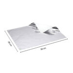 6656-2__Insulated Aluminum Wrapping Paper for Hot Food & Burgers (28cm x 38cm)