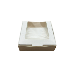 VITRO SWEETS BOX with Window - Small Cake Box 10x10x3 cm | 10x8x5 cm