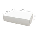 3314-4__QuickSet™ Sushi Box with Base & Cover – White (21.5cm x 15.3cm x 5cm)