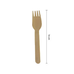 Disposable Wooden Fork - Eco-Friendly | 16cm