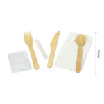 4212-3__Eco Wooden Cutlery Set (Fork, Spoon, Knife) – Natural Birch Wood