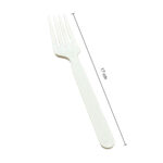 7006-2__Compostable CPLA Fork for Hot & Cold Foods – White 17cm