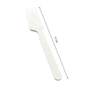Compostable CPLA Fork for Hot & Cold Foods - White | 17cm