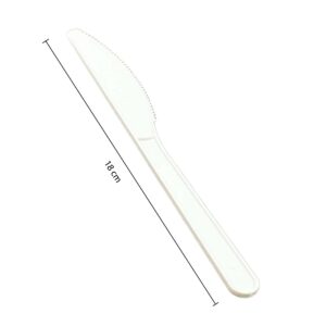 Compostable CPLA Knife - White | 18cm