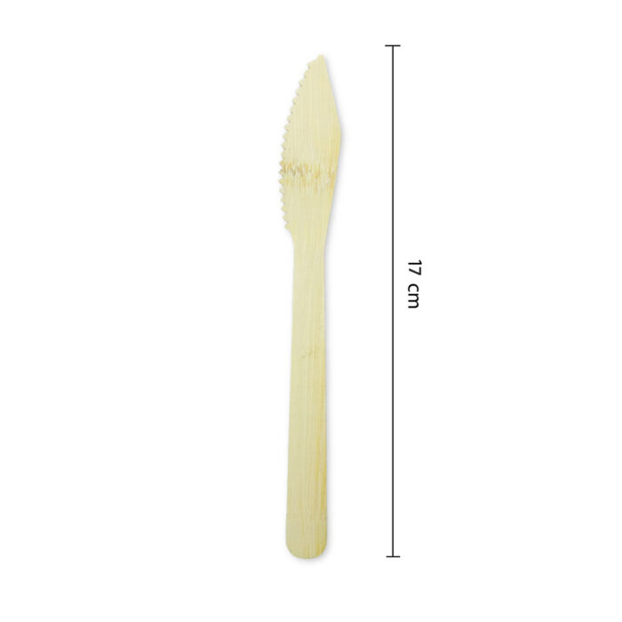 7403-4__Disposable Bamboo Cutlery Knife – 17 cm