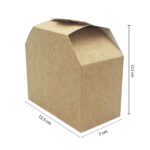 7423-3__Instabite™ Burger Box – Kraft (12.5cm x 12cm x 7.5cm)