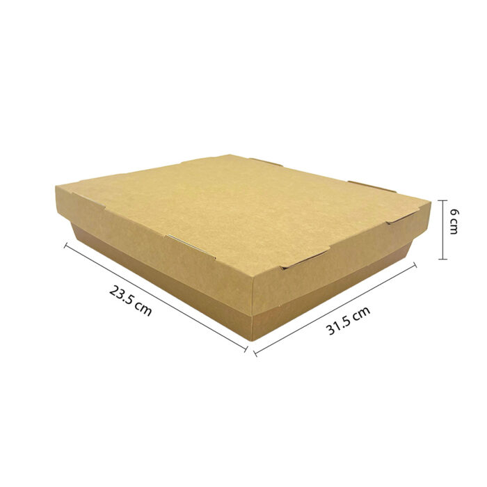 7425-7424-3__MPB Platter Box V2 with Base & Cover – Kraft (23cm x 22cm x 5.5cm)