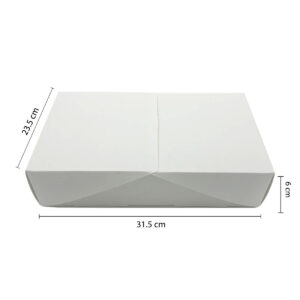 Elevate Set Box Base Food Display Stand - Black (31.5cm x 23.5cm x 6cm)