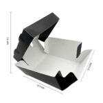 7434-4__Black Flower™ Burger Box – Large (12.5 x 12.5 x 7.5cm)