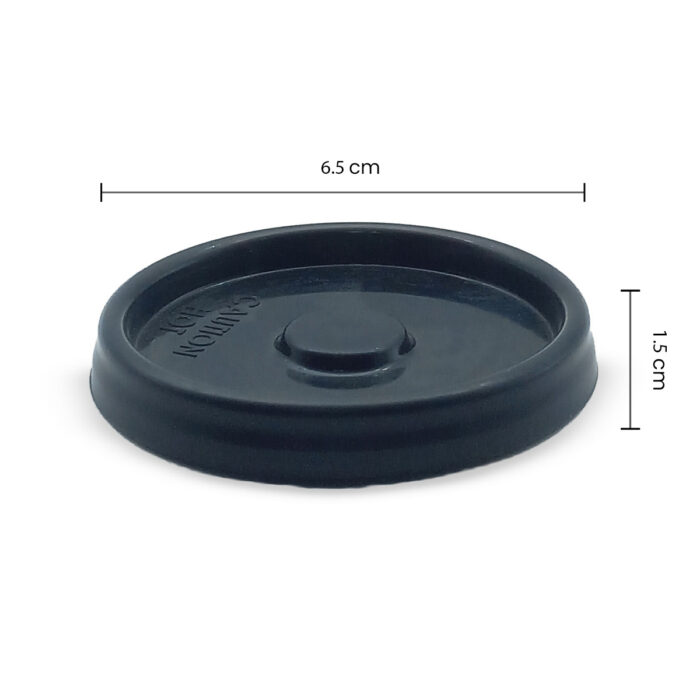 796-2__ 4 oz PAPER CUP LID – black