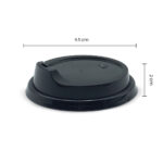 800-2__PAPER CUP LID – black