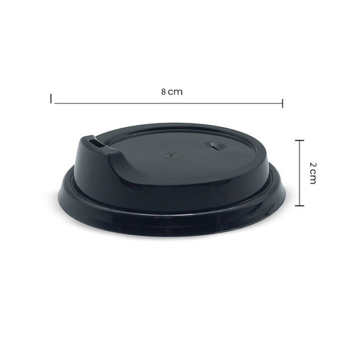 801-2__PAPER CUP LID – black