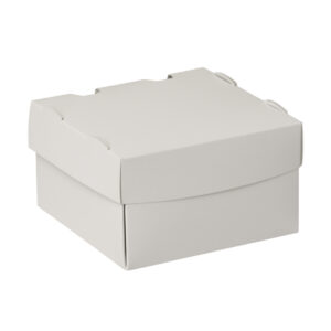 Flower™ Burger Carton Box - Kraft & White (S, M, L, XL)