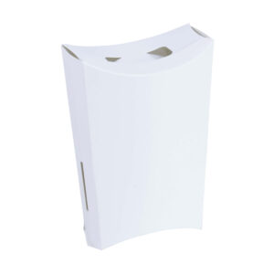 ClosedFry™ carton Box - White & Kraft (Medium, Large)