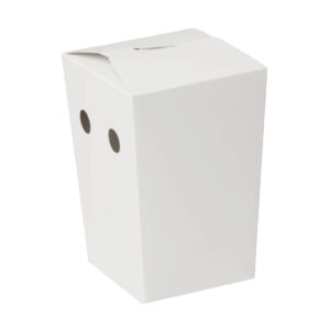 SNAP CLOSED ™ Box for Fries, Appetizers & Snacks - White (S, M, L)