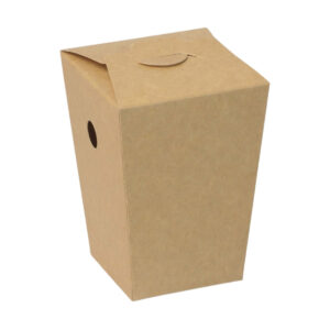 SNAP CLOSED ™ Box for Fries, Appetizers & Snacks - White (S, M, L)