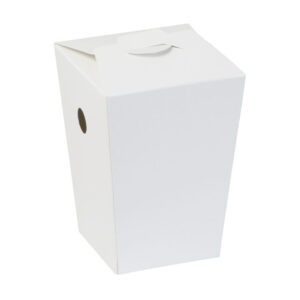 SNAP CLOSED ™ Box for Fries, Appetizers & Snacks - White (S, M, L)