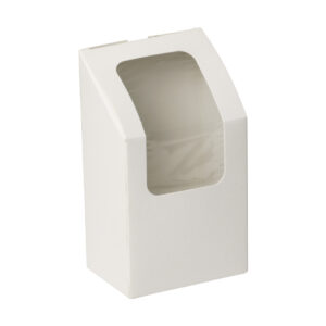 WRAP BOX, wrap sandwich box , brown, white, 9x6.2x15.2