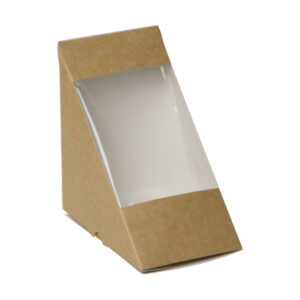 CLUB BOX NEW Paper Brown White 17x12x7.5