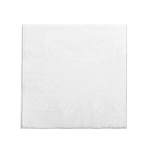 Square Napkin – 33 cm, 1 Ply, Plain White