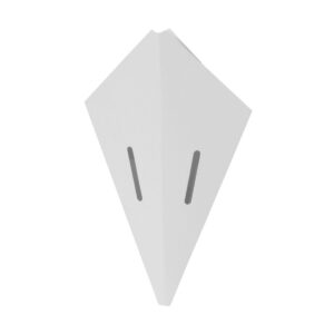 FRY CONE W/T DIPPING CUP - KRAFT, White