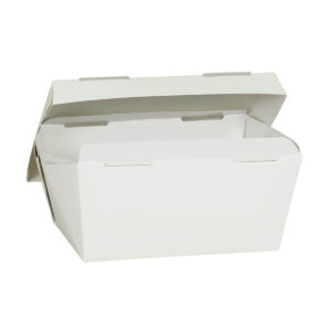 MPB ROASTED MultiPupose Box for Roasted Chicken 19-12-10 - WHITE , Kraft base+Cover