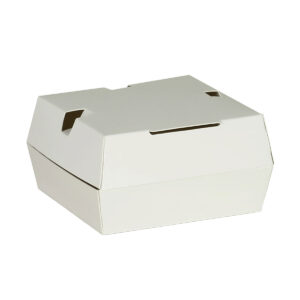 BURGER CLAM Paper Box White, Kraft 12x10.5x6.5