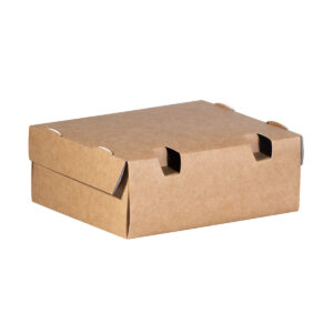 FLOWER CIABATA Paper Box 16-13-6 - WHITE, Kraft