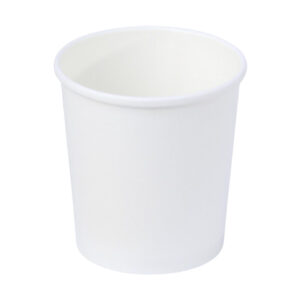 SOUP CUP with Paper Lids 8oz to 32 oz White and kraft