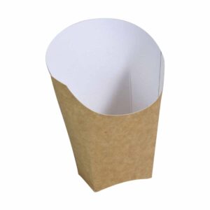 FRY CUP Paper Kraft, White