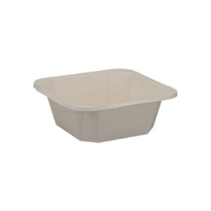 Thermoseal Square Bowl for Salads - Brown Kraft & White (500ml - 1200ml)