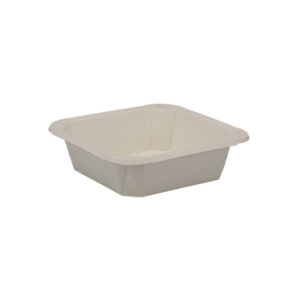 Thermoseal Square Bowl for Salads - Brown Kraft & White (500ml - 1200ml)
