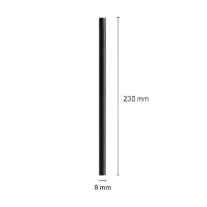 Paper Straw with Paper Wrap | 8mm (230mm)