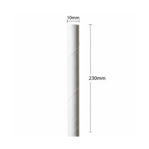 PAPER STRAW 10x230 + Paper wrap