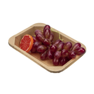 Thermoseal Octagonal Rectangular Bowl for Salads & Food - Kraft & White (500ml - 1500ml)