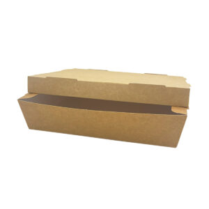 MPB Platter Box V2 with Base & Cover - Kraft (23cm x 22cm x 5.5cm)