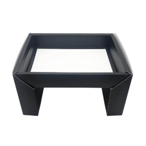 Elevate Set Box Base Food Display Stand - Black (31.5cm x 23.5cm x 6cm)