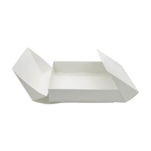 Reveal Set Box Base & Lid for Sushi & Food Display - Black (26cm x 20.5cm x 5.5cm)