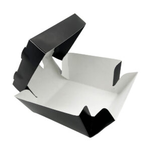 Black Flower™ Burger Box - Large (12.5 x 12.5 x 7.5cm)