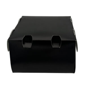 Black Flower™ Burger Box - Large (12.5 x 12.5 x 7.5cm)